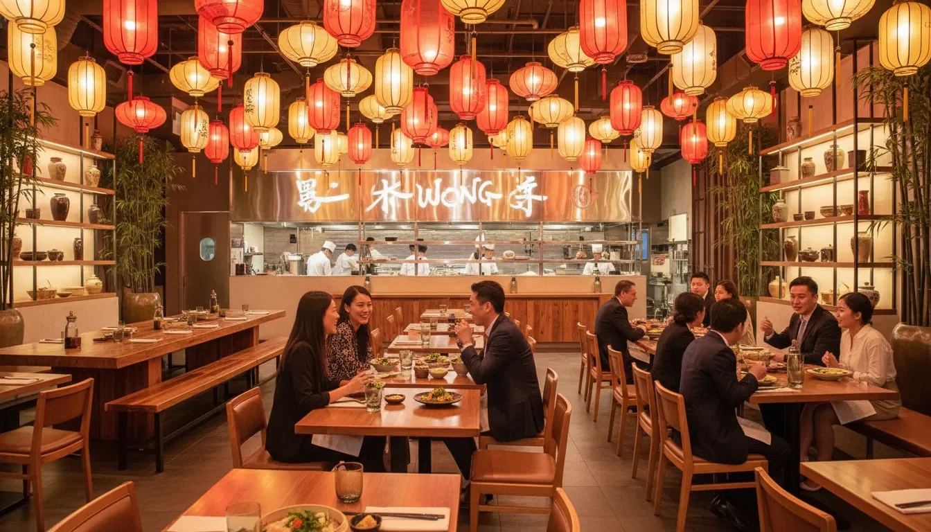מסעדת וונג - אווירה אסייתית מודרנית